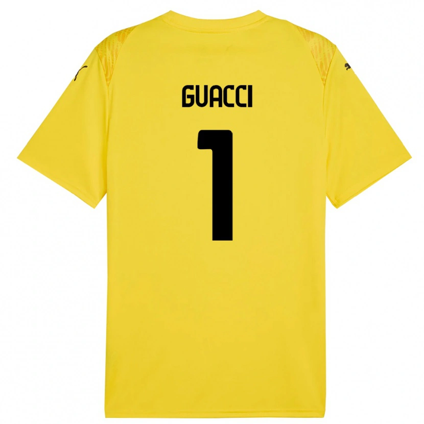 Danxen Damen Marco Guacci #1 Trikot Gelb Schwarz Torwarttrikot 2025/26
