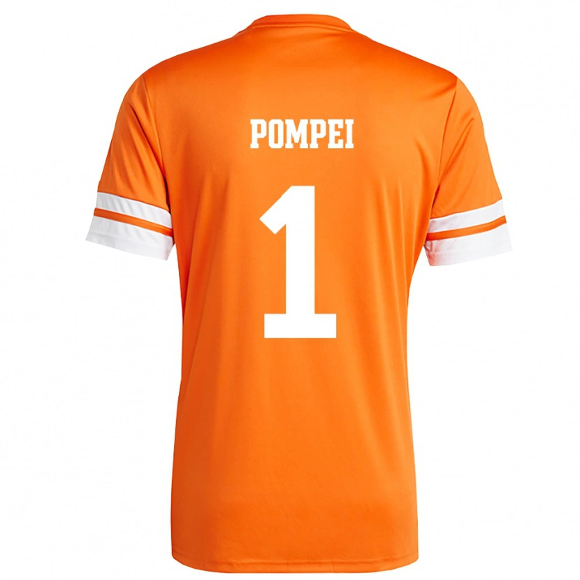 Danxen Damen Thomas Pompei #1 Trikot Orange Weiß Torwarttrikot 2025/26