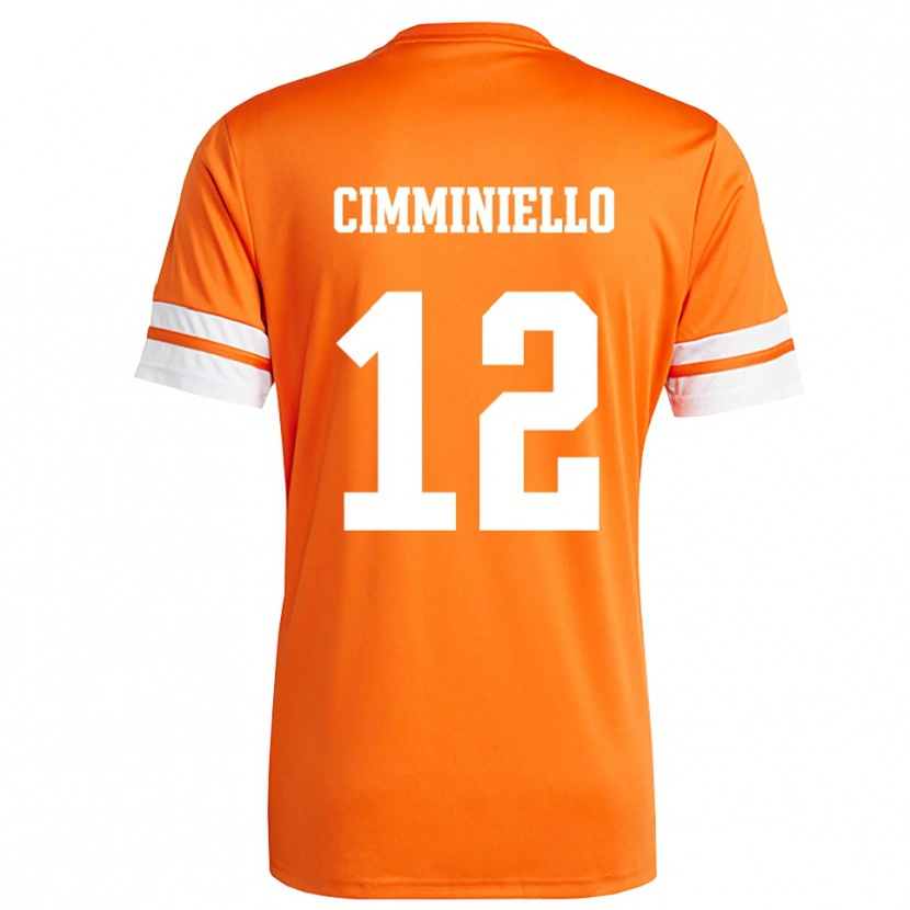 Danxen Damen Leon Cimminiello #12 Trikot Orange Weiß Torwarttrikot 2025/26