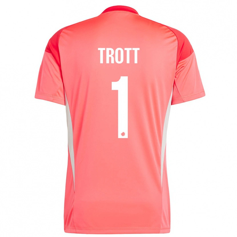 Danxen Damen Nathan Trott #1 Trikot Rot Weiß Torwarttrikot 2025/26