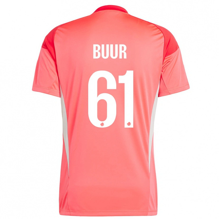 Danxen Damen Oscar Buur #61 Trikot Rot Weiß Torwarttrikot 2025/26