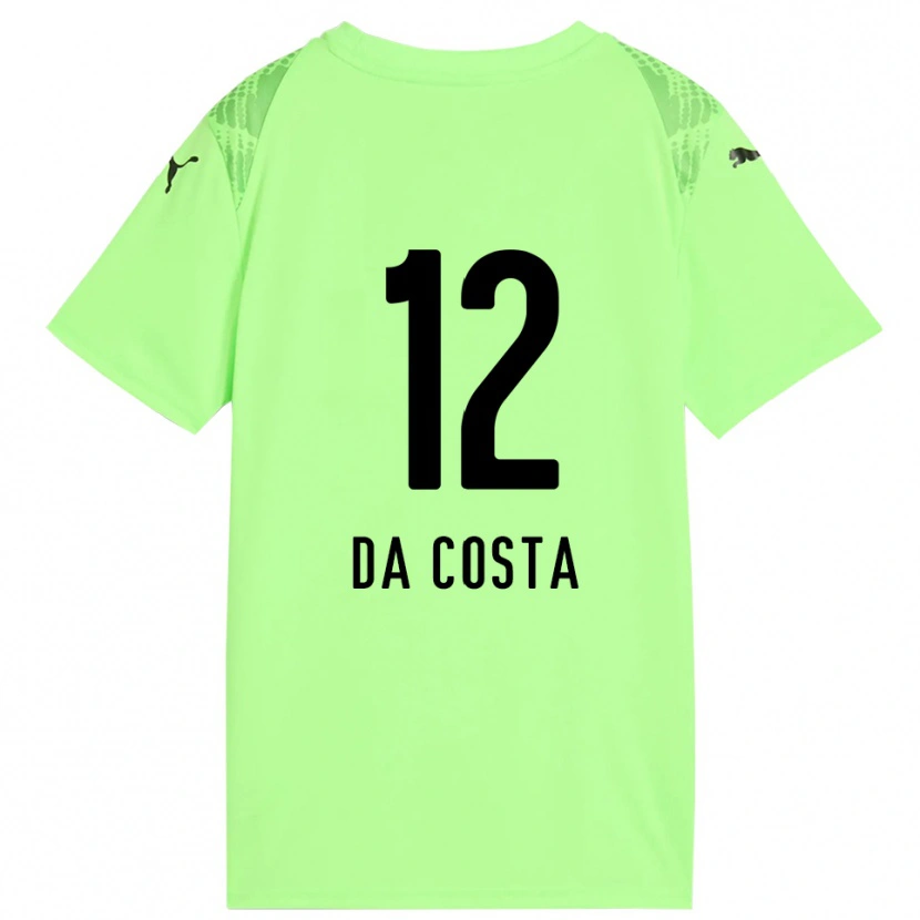 Danxen Damen Paulo da Costa #12 Trikot Blasses Grün Schwarz Torwarttrikot 2025/26