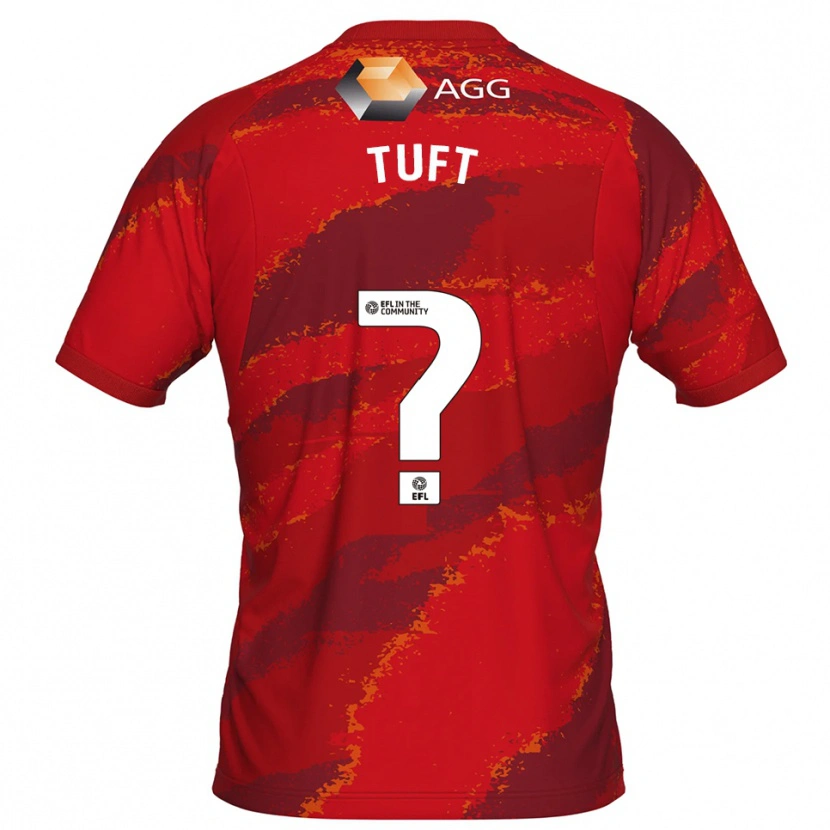 Danxen Damen Jacob Tuft #0 Trikot Rot Weiß Torwarttrikot 2025/26