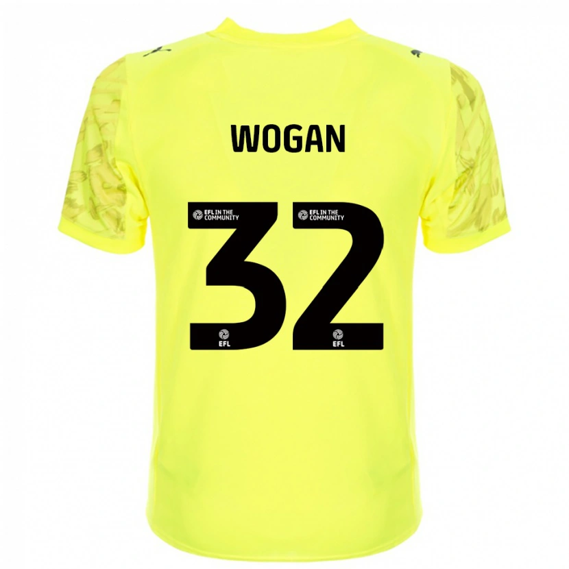 Danxen Damen Andrew Wogan #32 Trikot Gelb Schwarz Torwarttrikot 2025/26