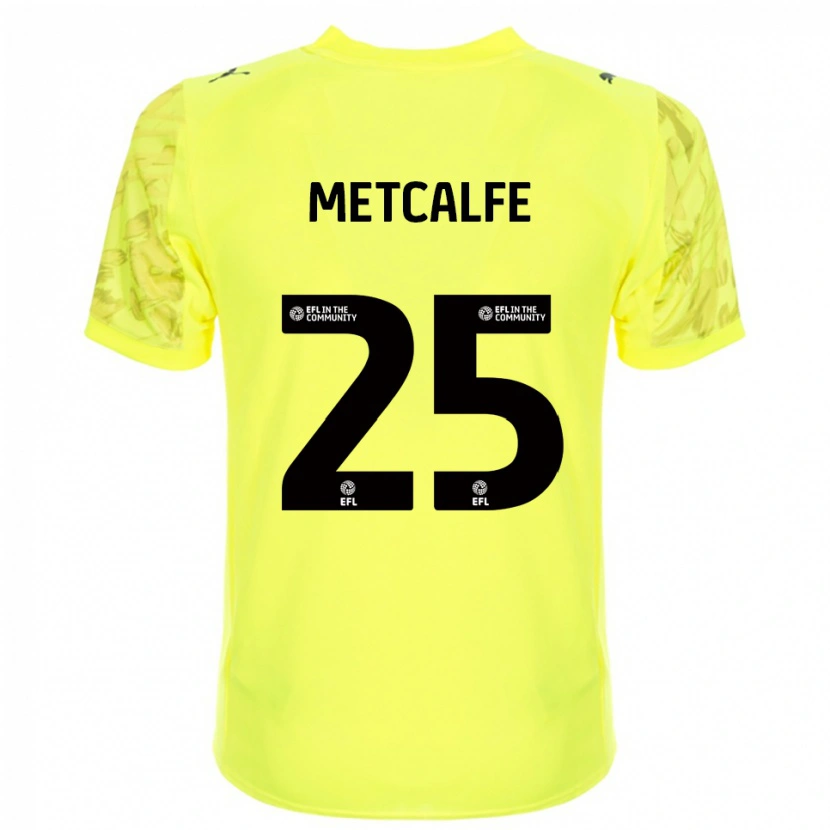 Danxen Damen Max Metcalfe #25 Trikot Gelb Schwarz Torwarttrikot 2025/26