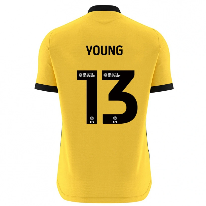 Danxen Damen Brad Young #13 Trikot Gelb Schwarz Torwarttrikot 2025/26