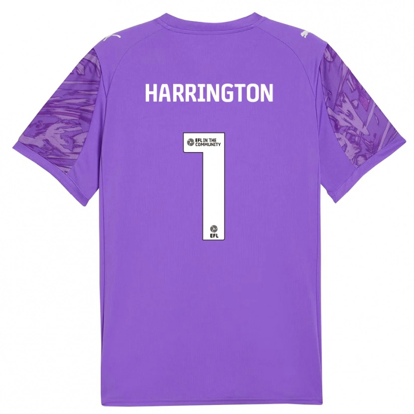 Danxen Damen David Harrington #1 Trikot Violett Rot Torwarttrikot 2025/26