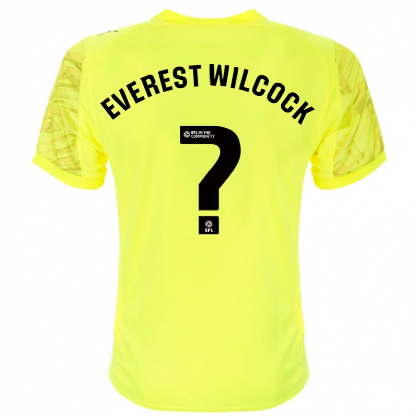 Danxen Damen Tom Everest Wilcock #0 Trikot Gelb Schwarz Torwarttrikot 2025/26