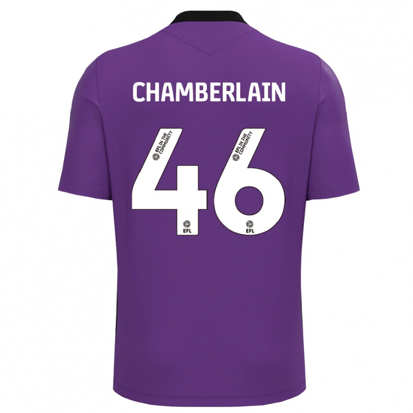 Danxen Damen Harrison Chamberlain #46 Trikot Violett Weiß Torwarttrikot 2025/26