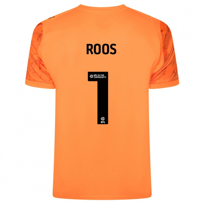 Danxen Damen Kelle Roos #1 Trikot Orange Schwarz Torwarttrikot 2025/26