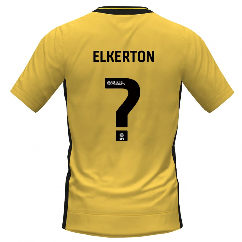 Danxen Damen Ava Elkerton #0 Trikot Gelb Schwarz Torwarttrikot 2025/26