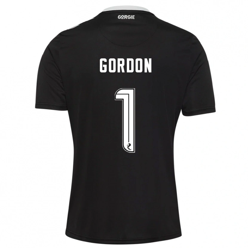 Danxen Damen Craig Gordon #1 Trikot Schwarz Bordeaux Torwarttrikot 2025/26