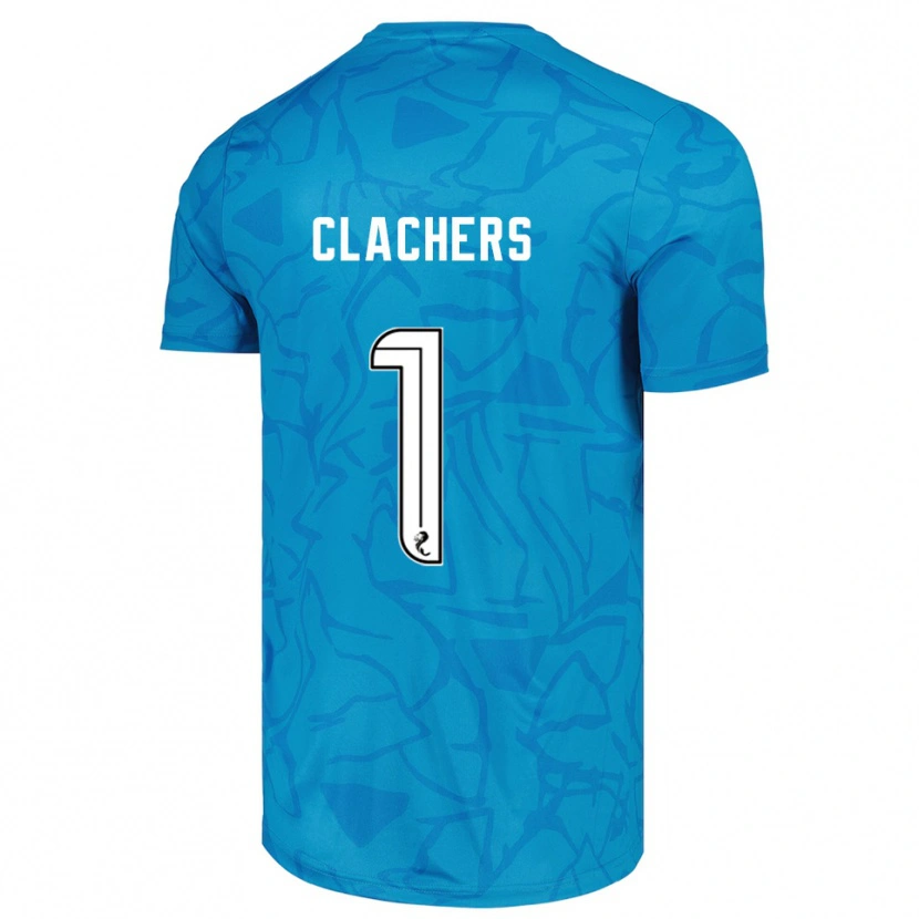 Danxen Damen Erin Clachers #1 Trikot Blau Weiß Torwarttrikot 2025/26
