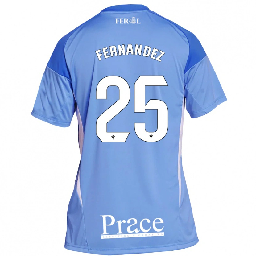 Danxen Damen César Fernández #25 Trikot Hellblau Weiß Torwarttrikot 2025/26