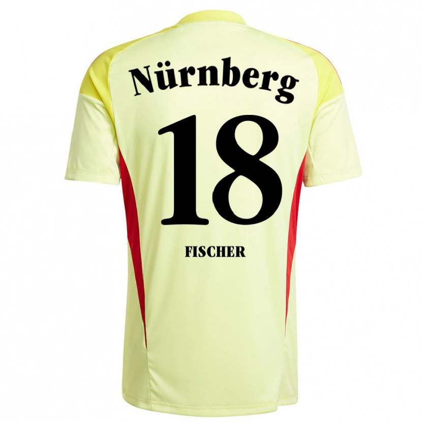 Danxen Damen Jonas Fischer #18 Trikot Gelb Schwarz Torwarttrikot 2025/26