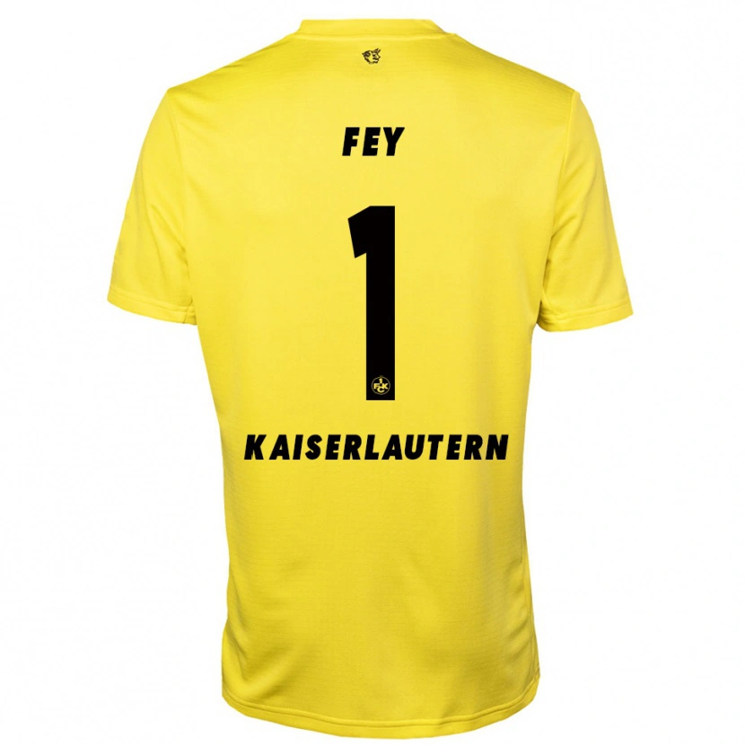 Danxen Damen Tyler Fey #1 Trikot Gelb Schwarz Torwarttrikot 2025/26