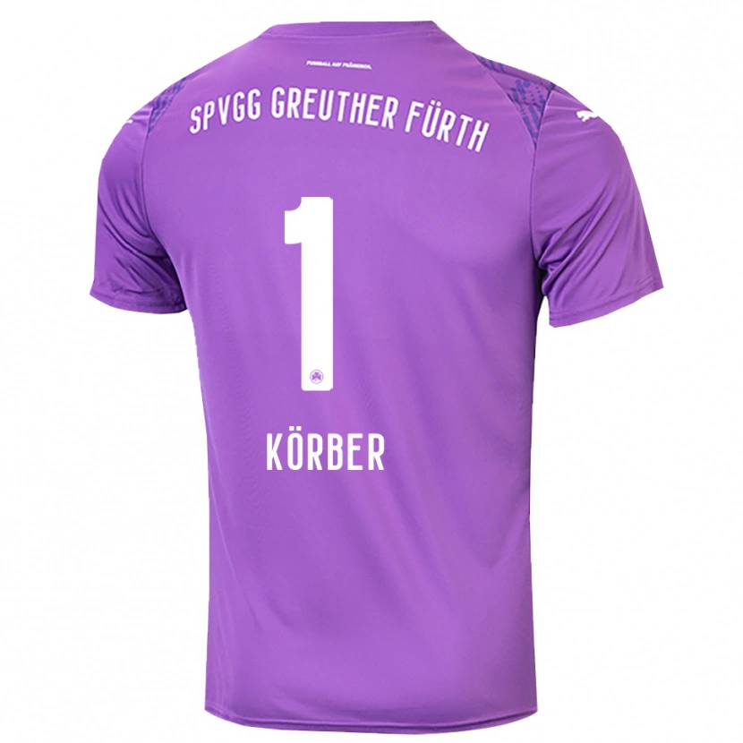 Danxen Damen Nils Körber #1 Trikot Lila Weiß Torwarttrikot 2025/26