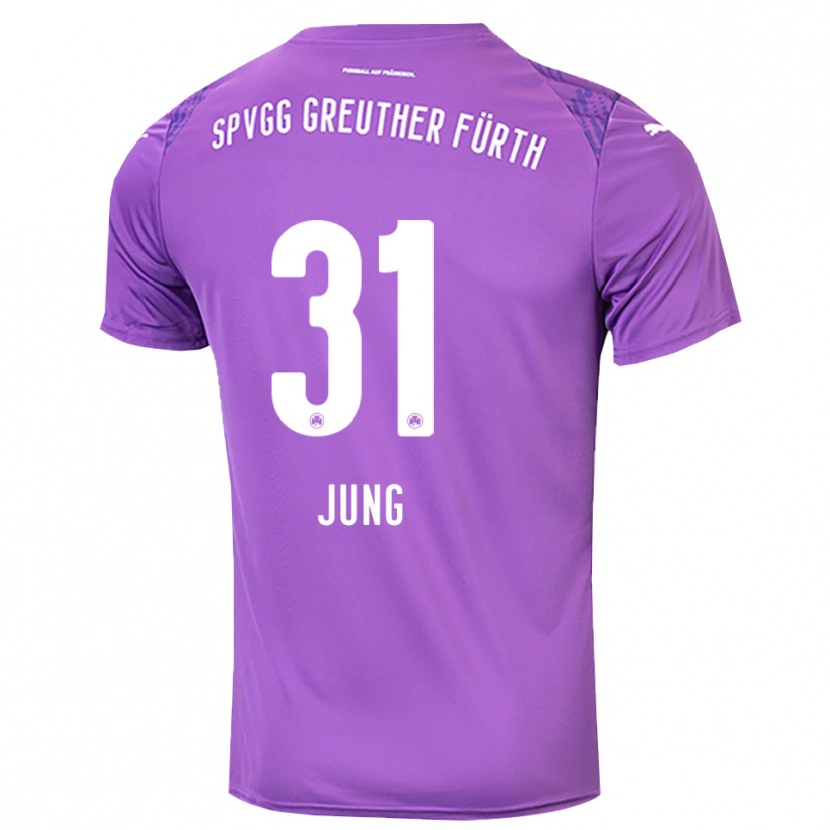Danxen Damen Sebastian Jung #31 Trikot Lila Weiß Torwarttrikot 2025/26