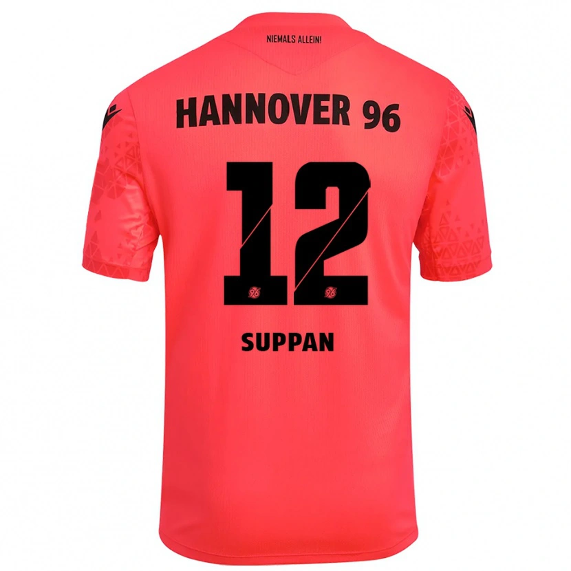 Danxen Damen Jannik Suppan #12 Trikot Rot Schwarz Torwarttrikot 2025/26