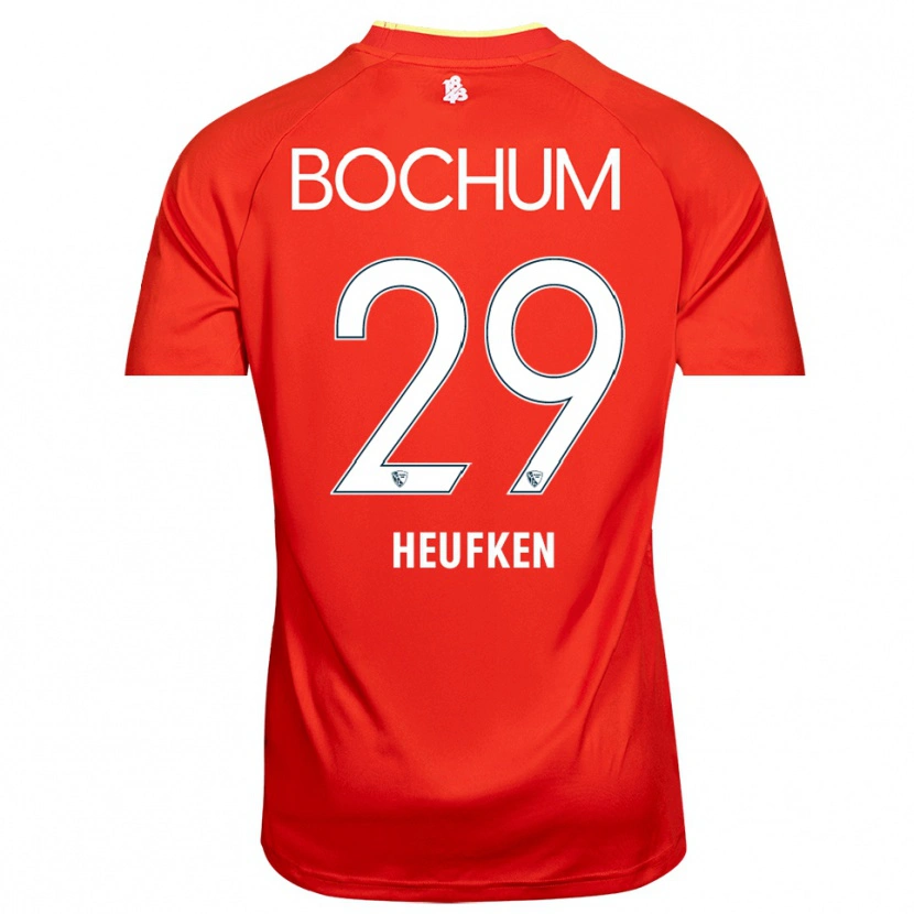 Danxen Damen Jeremias Heufken #29 Trikot Rot Weiß Torwarttrikot 2025/26