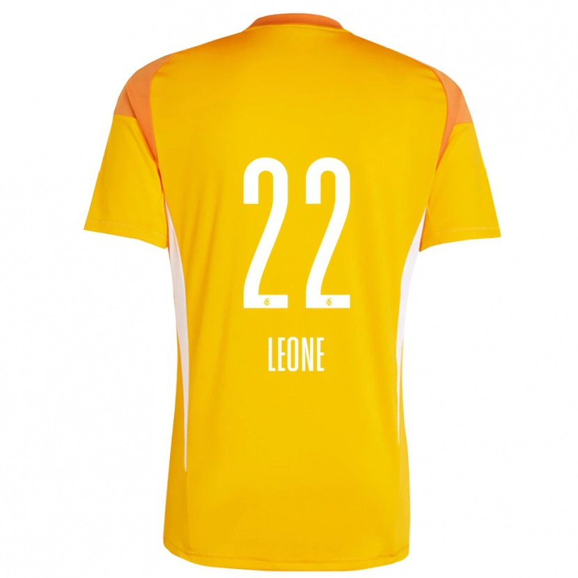 Danxen Damen Vincent Leone #22 Trikot Gelb Orange Torwarttrikot 2025/26