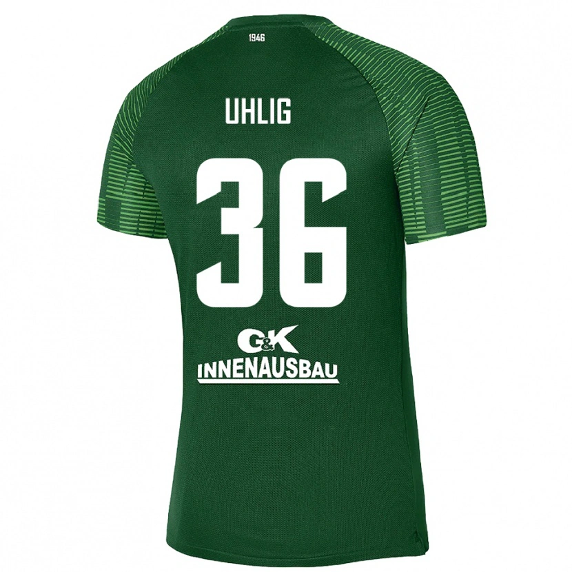 Danxen Damen Max Uhlig #36 Trikot Tiefgrün Schwarz Torwarttrikot 2025/26