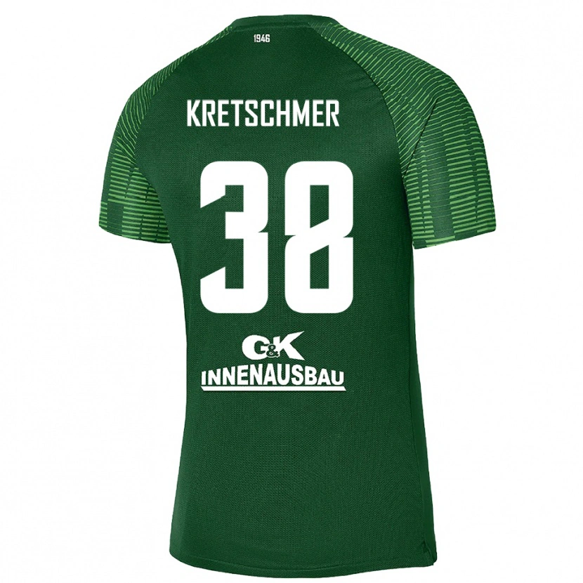 Danxen Damen Theo Kretschmer #38 Trikot Tiefgrün Schwarz Torwarttrikot 2025/26