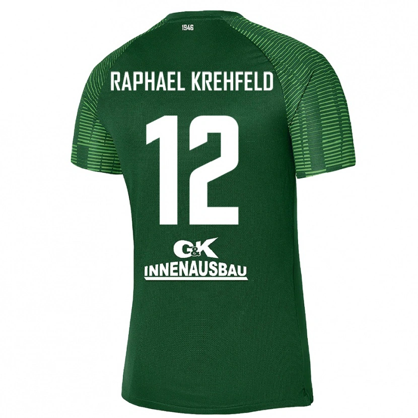Danxen Damen Luca Raphael Krehfeld #12 Trikot Tiefgrün Schwarz Torwarttrikot 2025/26