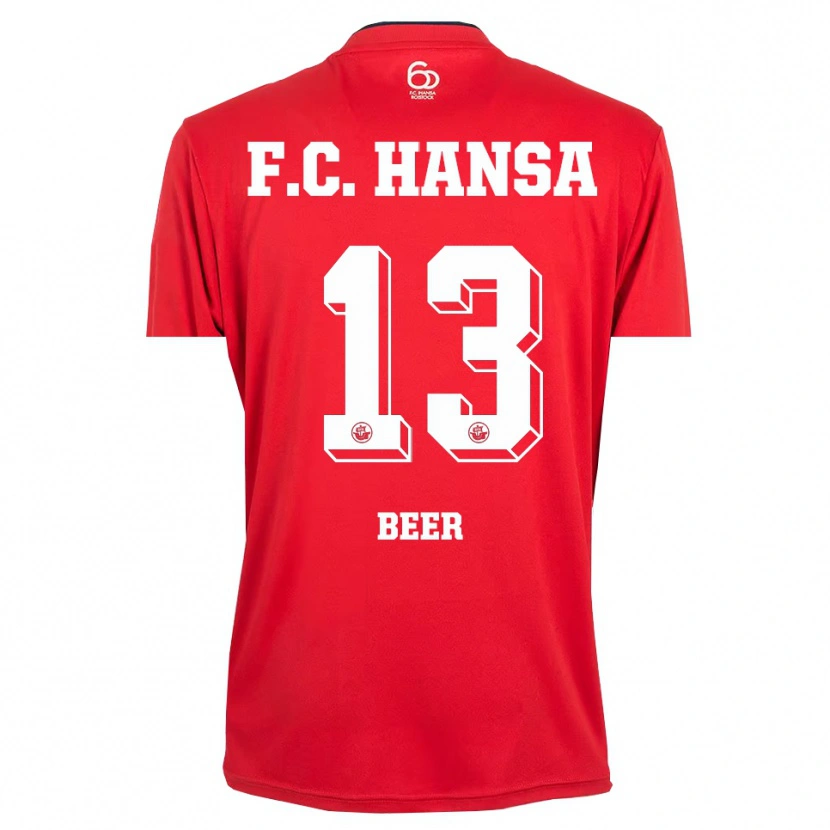 Danxen Damen Darian Beer #13 Trikot Rot Weiß Torwarttrikot 2025/26