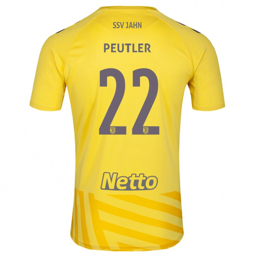 Danxen Damen Julio Peutler #22 Trikot Gelb Grau Torwarttrikot 2025/26