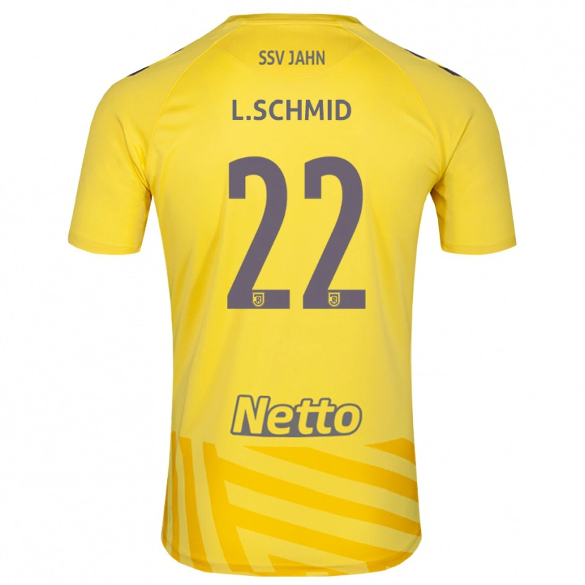 Danxen Damen Lenny Schmid #22 Trikot Gelb Grau Torwarttrikot 2025/26