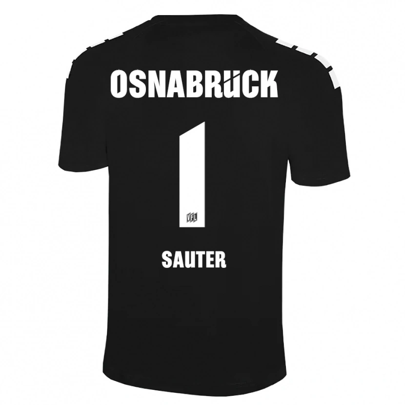 Danxen Damen Niklas Sauter #1 Trikot Schwarz Weiß Torwarttrikot 2025/26