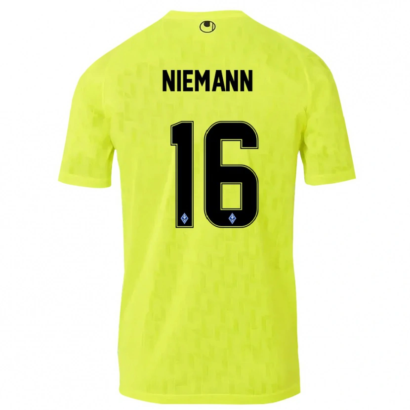 Danxen Damen Jan Niemann #16 Trikot Gelb Schwarz Torwarttrikot 2025/26