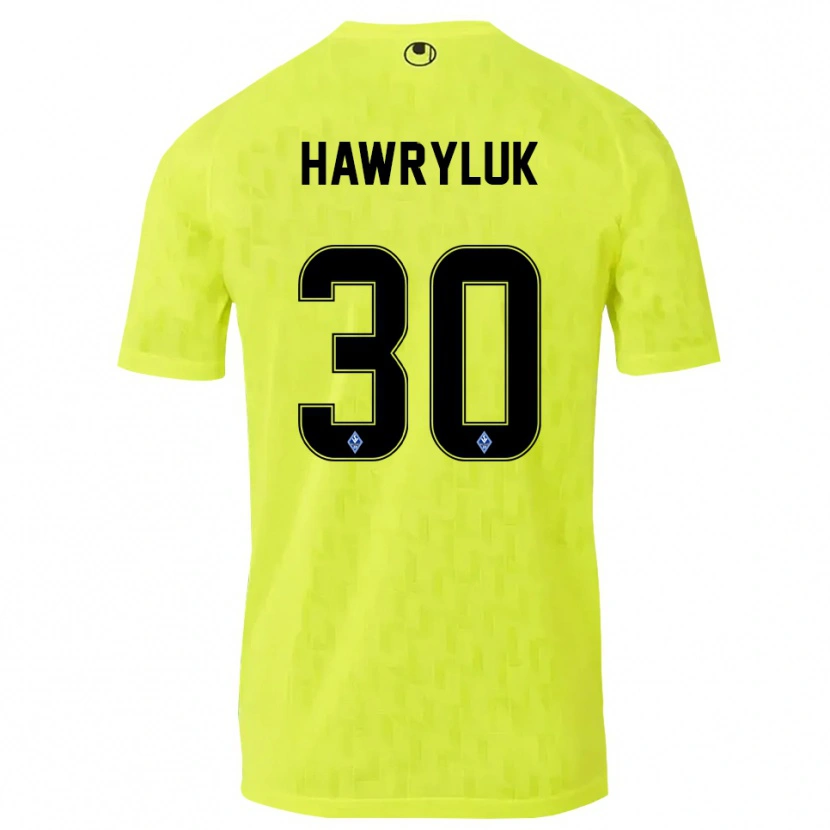 Danxen Damen Lucien Hawryluk #30 Trikot Gelb Schwarz Torwarttrikot 2025/26