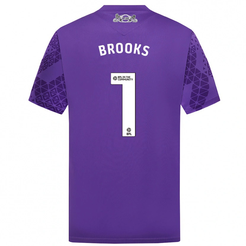 Danxen Damen Alexandra Brooks #1 Trikot Violett Weiß Torwarttrikot 2025/26