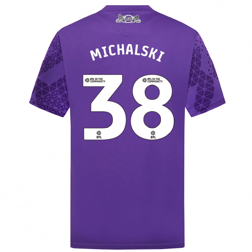 Danxen Damen Nicholas Michalski #38 Trikot Violett Weiß Torwarttrikot 2025/26