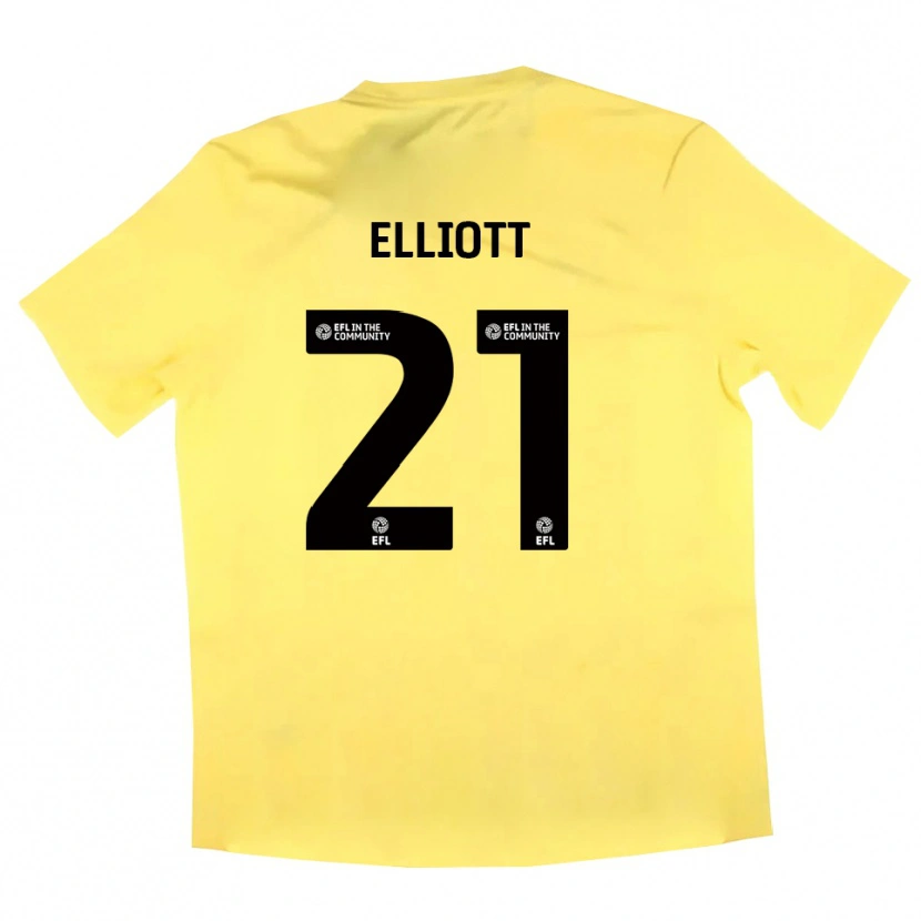Danxen Damen Felix Elliott #21 Trikot Gelb Schwarz Torwarttrikot 2025/26