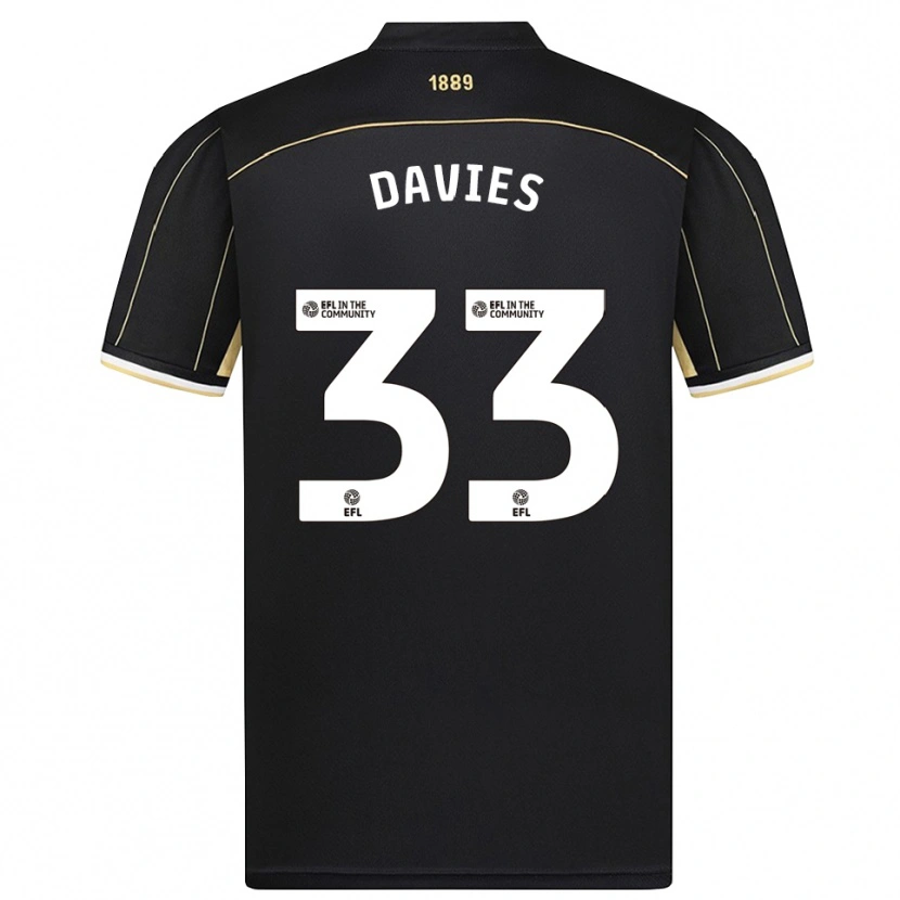 Danxen Damen Bethan Davies #33 Trikot Schwarz Braun Torwarttrikot 2025/26