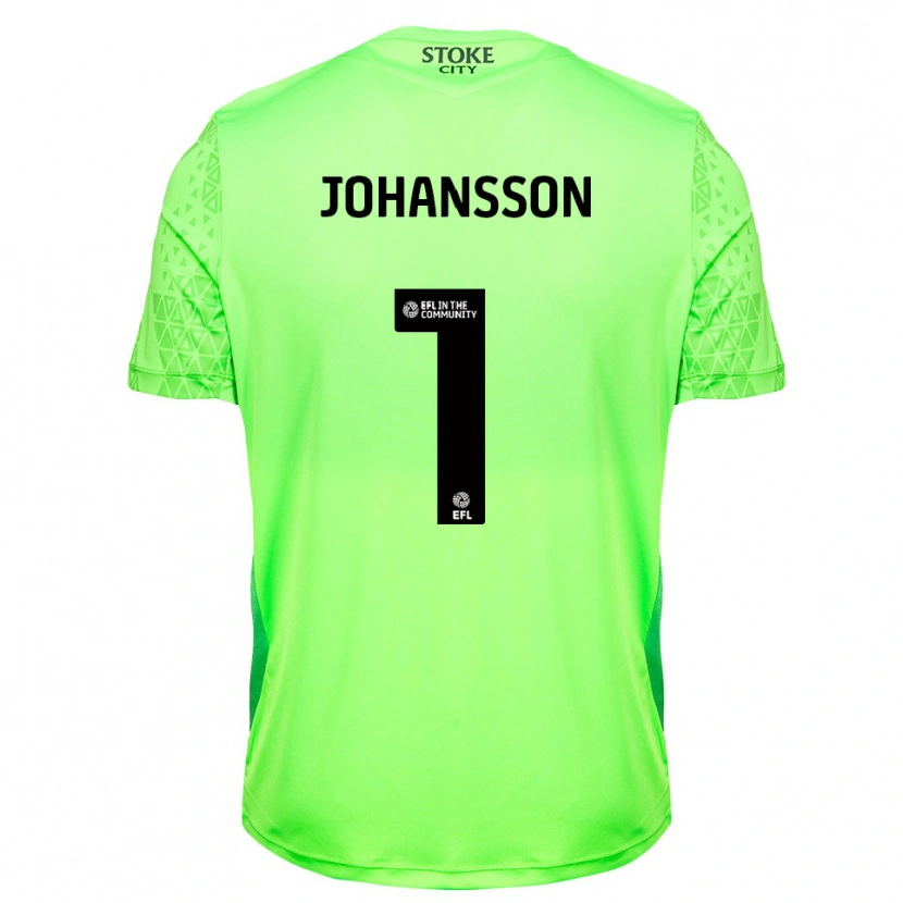 Danxen Damen Viktor Johansson #1 Trikot Grün Schwarz Torwarttrikot 2025/26