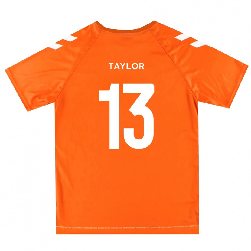 Danxen Damen Sam Taylor #13 Trikot Orange Weiß Torwarttrikot 2025/26