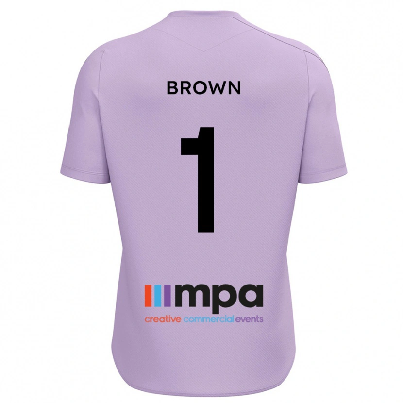 Danxen Damen Rory Brown #1 Trikot Violett Schwarz Torwarttrikot 2025/26