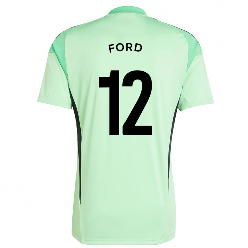 Danxen Damen Nathaniel Ford #12 Trikot Grasgrün Schwarz Torwarttrikot 2025/26