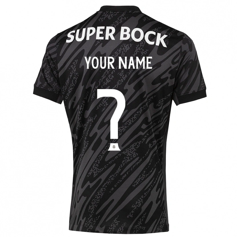 Danxen Damen Sporting CP Grau Schwarz Weiß Trikot Torwarttrikot 2025/26