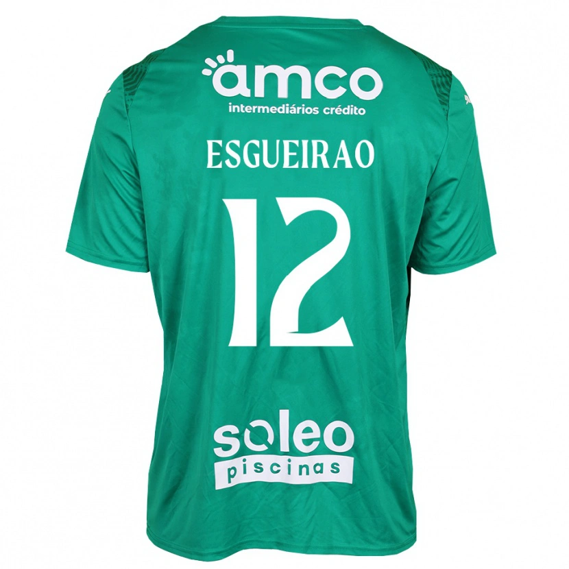 Danxen Damen Íris Esgueirão #12 Trikot Grün Weiß Torwarttrikot 2025/26