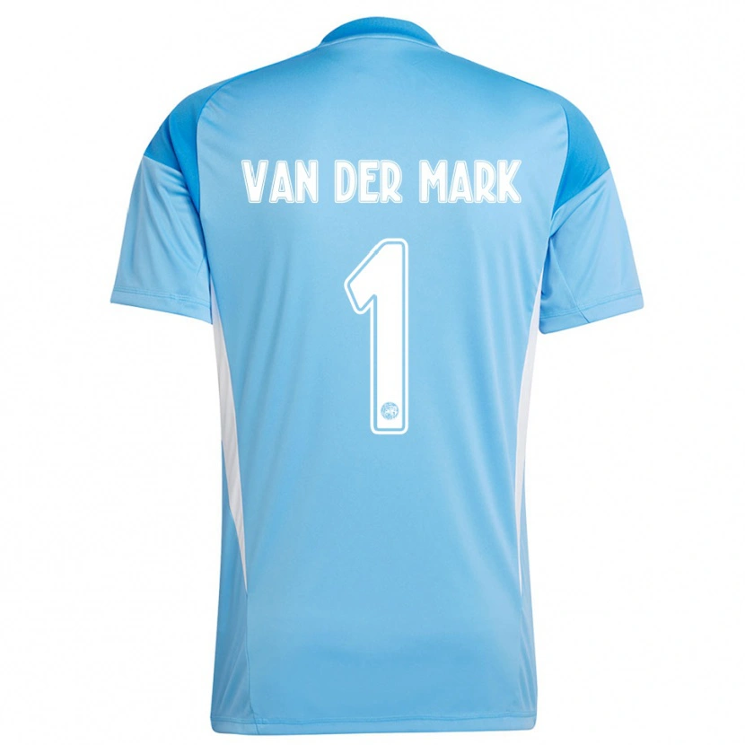 Danxen Damen Jesper van der Mark #1 Trikot Hellblau Weiß Torwarttrikot 2025/26