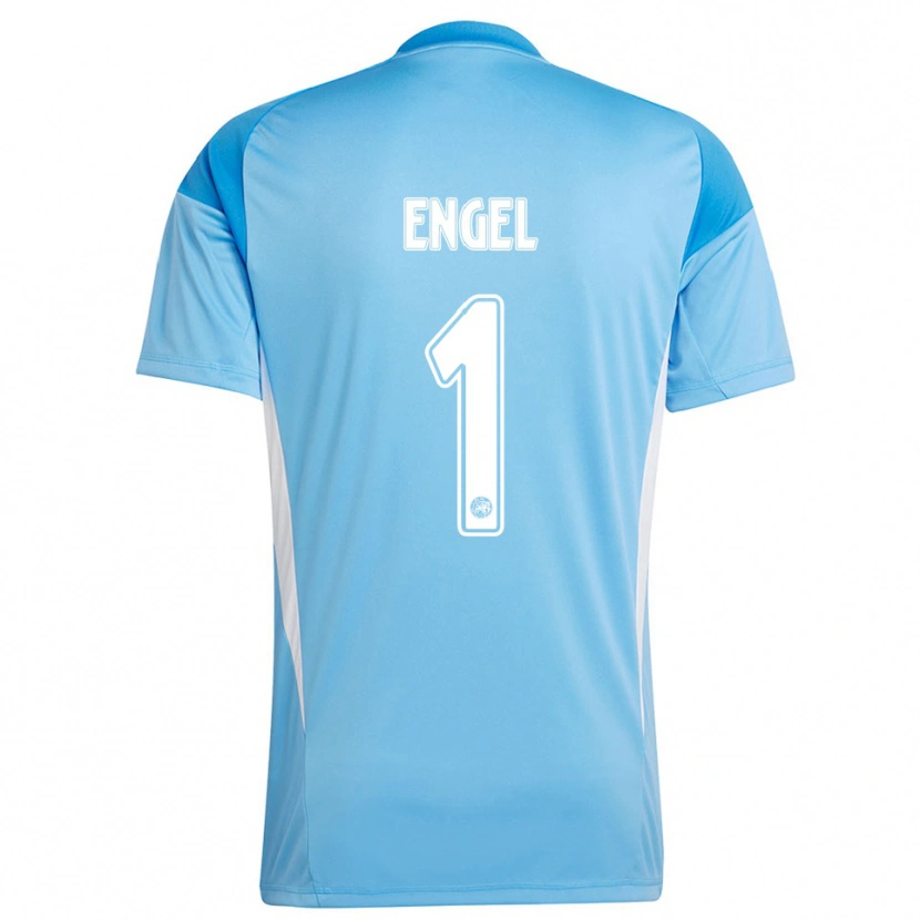 Danxen Damen Mark Engel #1 Trikot Hellblau Weiß Torwarttrikot 2025/26