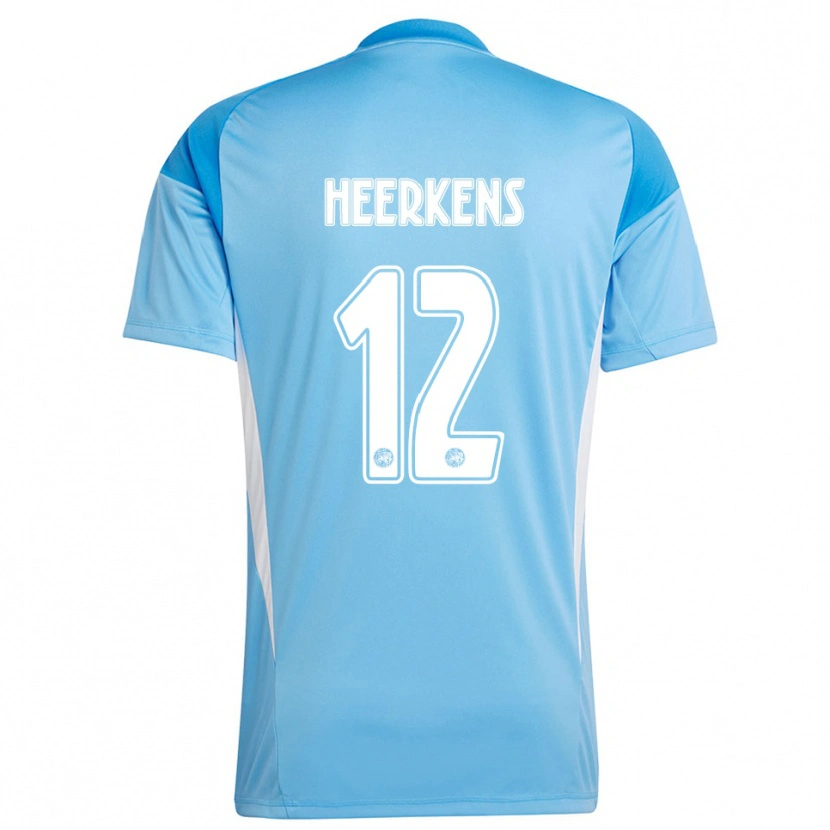 Danxen Damen Joeri Heerkens #12 Trikot Hellblau Weiß Torwarttrikot 2025/26