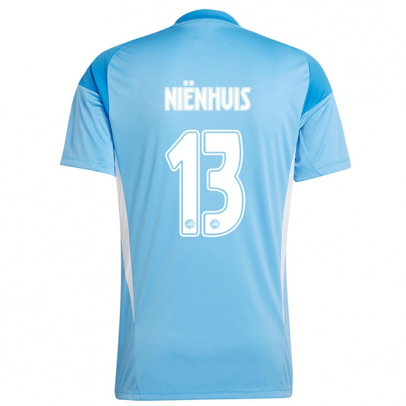 Danxen Damen Lois Niënhuis #13 Trikot Hellblau Weiß Torwarttrikot 2025/26