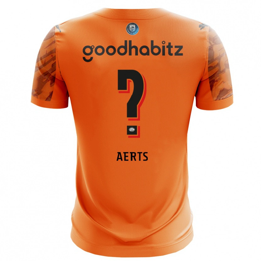 Danxen Damen Jim Aerts #0 Trikot Orange Schwarz Torwarttrikot 2025/26