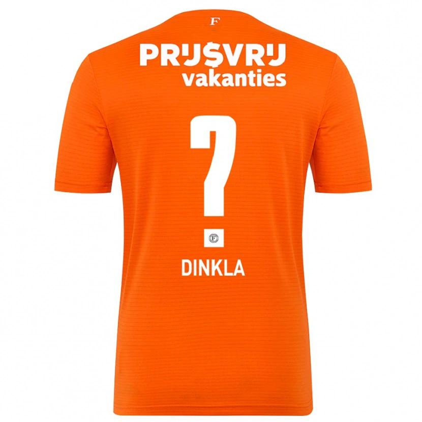 Danxen Damen Claire Dinkla #0 Trikot Orange Schwarz Torwarttrikot 2025/26